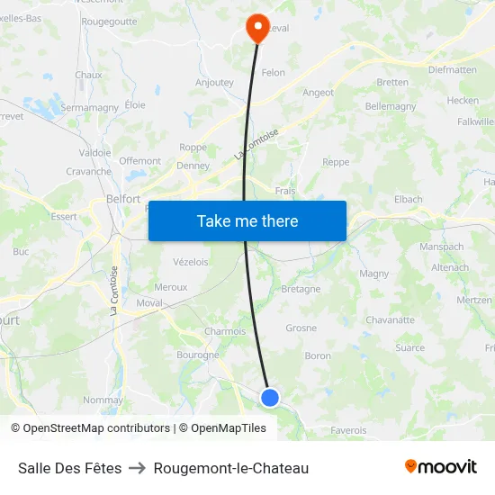 Salle Des Fêtes to Rougemont-le-Chateau map