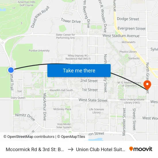 Mccormick Rd & 3rd St: Bus501 to Union Club Hotel Suite 128 map