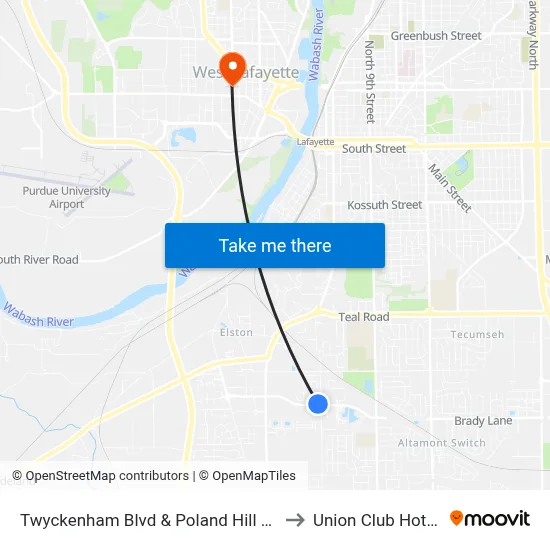 Twyckenham Blvd & Poland Hill Rd (Nw Corner): 5957 to Union Club Hotel Suite 128 map
