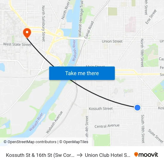 Kossuth St & 16th St (Sw Corner): 5990 to Union Club Hotel Suite 128 map