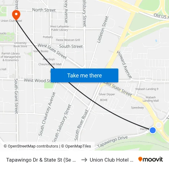 Tapawingo Dr & State St (Se Corner): 6026 to Union Club Hotel Suite 128 map