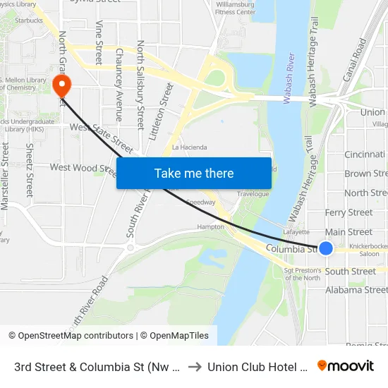 3rd Street & Columbia St (Nw Corner): 6037 to Union Club Hotel Suite 128 map