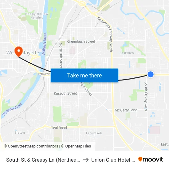 South St & Creasy Ln (Northeast Of): Bus377 to Union Club Hotel Suite 128 map
