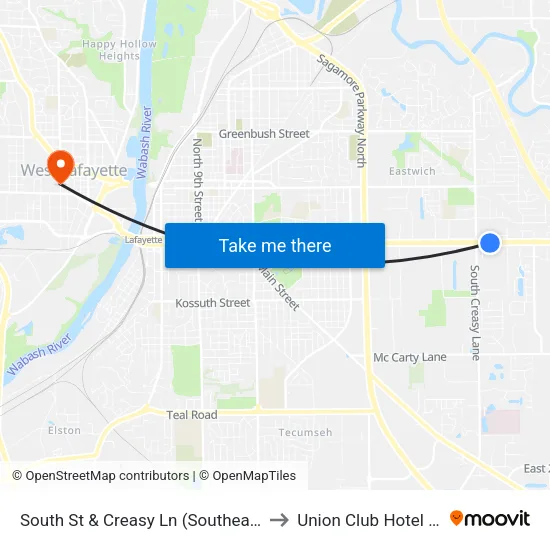 South St & Creasy Ln (Southeast Of): Bus816 to Union Club Hotel Suite 128 map