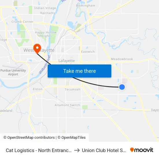 Cat Logistics - North Entrance: Bus981 to Union Club Hotel Suite 128 map