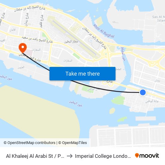 Al Khaleej Al Arabi St / Police Check Point to Imperial College London Diabetes Centre map