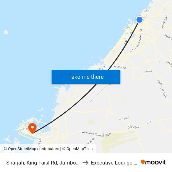 Sharjah, King Faisl Rd, Jumbo (Sony) - 02 to Executive Lounge Building map