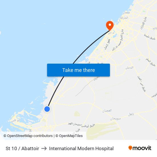 St 10 / Abattoir to International Modern Hospital map