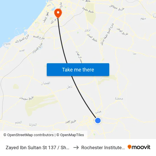 Zayed Ibn Sultan Street 137 / Sheikha Salama Mosque to Rochester Institute of Technology map