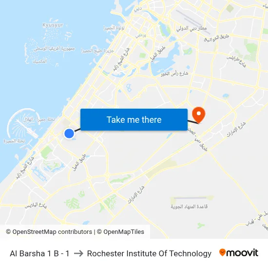 Al Barsha 1  B - 1 to Rochester Institute of Technology map