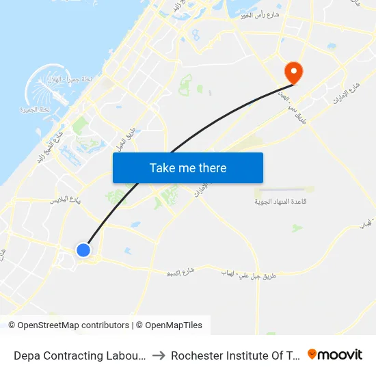 Depa Contracting Labor Camp - 1 to Rochester Institute of Technology map