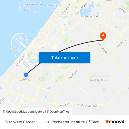 Discovery Garden 11 - 01 to Rochester Institute Of Technology map