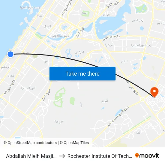 Abdallah Mleih Mosque - 01 to Rochester Institute of Technology map
