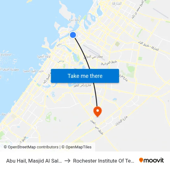 Abu Hail, Al Salam Mosque - 01 to Rochester Institute of Technology map