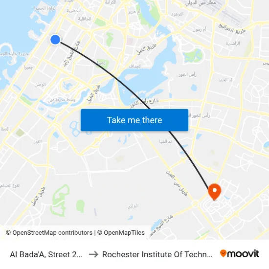 Al Bada'a, Street 2c - 2 to Rochester Institute of Technology map