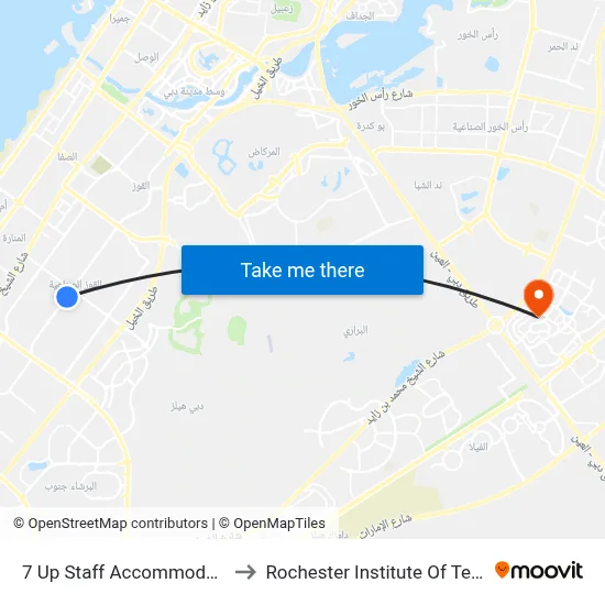 7 Up Staff Accommodation - 02 to Rochester Institute of Technology map
