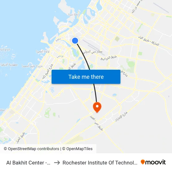 Al Bakhit Center - 02 to Rochester Institute of Technology map