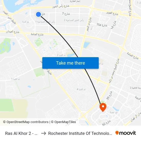 Ras Al Khor 2 - 01 to Rochester Institute of Technology map