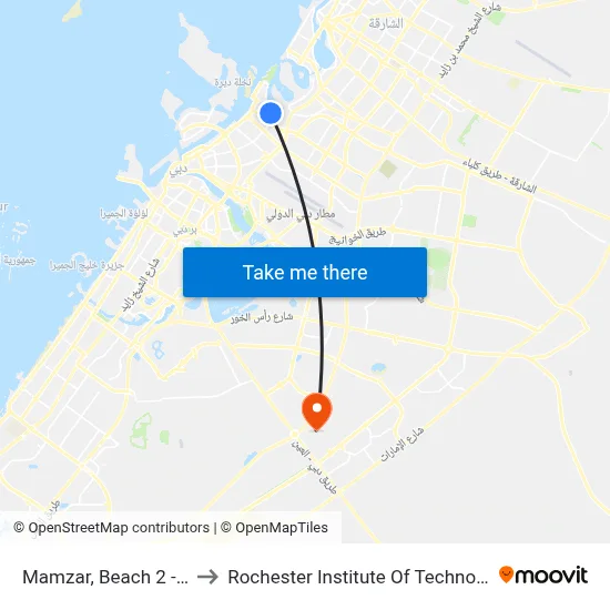 Mamzar, Beach 2 - 01 to Rochester Institute of Technology map