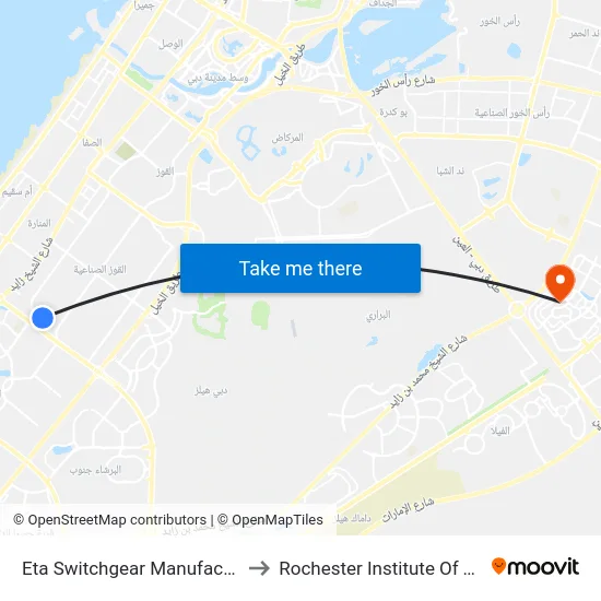 Eta Switchgear Manufacturing 2 - 01 to Rochester Institute Of Technology map