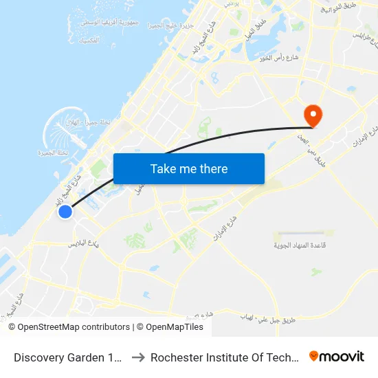 Discovery Garden 16 - 01 to Rochester Institute of Technology map
