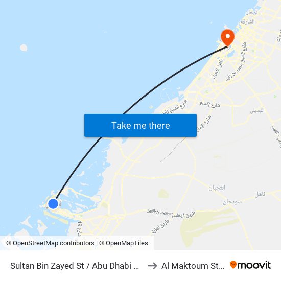 Sultan Bin Zayed St / Abu Dhabi Bus Station to Al Maktoum Stadium map