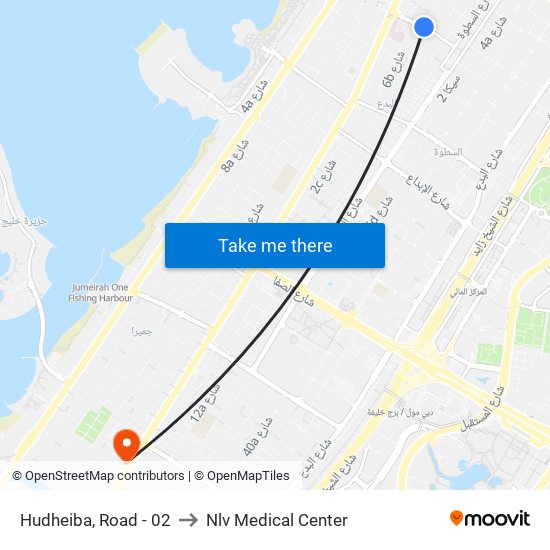 Hudheiba, Road - 02 to Nlv Medical Center map