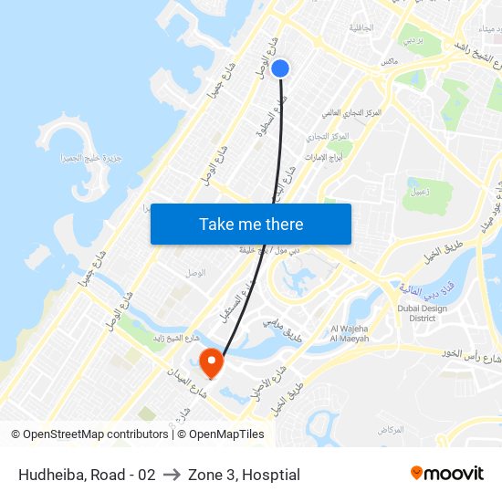 Hudheiba, Road - 02 to Zone 3, Hosptial map