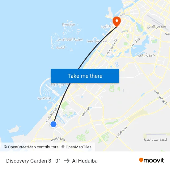 Discovery Garden 3 - 01 to Al Hudaiba map