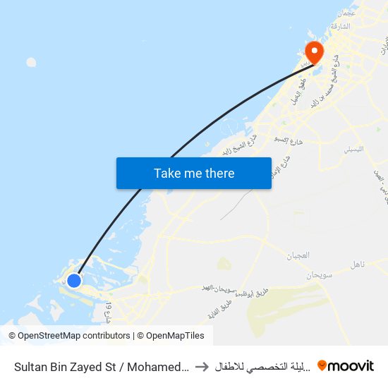 Sultan Bin Zayed St / Mohamed Bin Khalifa St to مستشفى الجليلة التخصصي للاطفال map