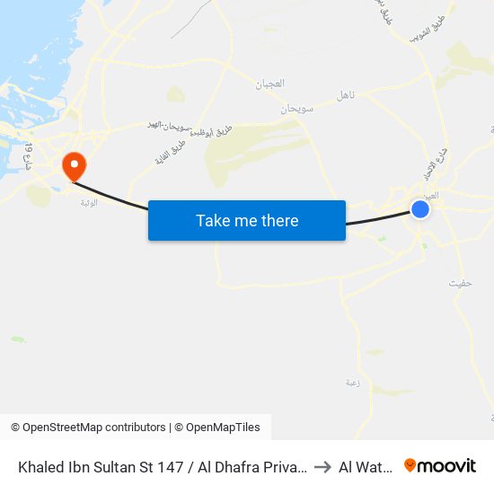 Khaled Ibn Sultan St 147 / Al Dhafra Private School to Al Wathba map