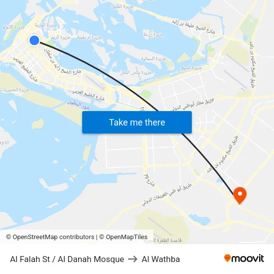 Al Falah Street / Al Danah Mosque to Al Wathba map