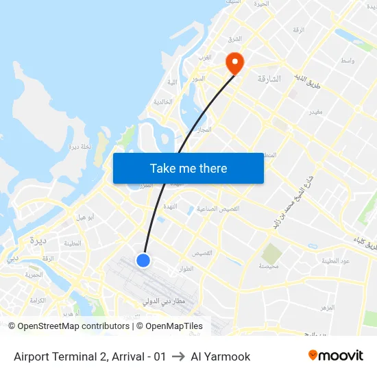 Airport Terminal 2, Arrival - 01 to Al Yarmook map