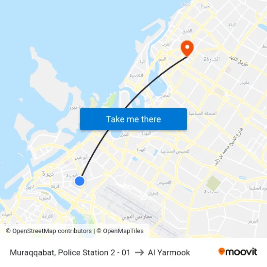 Muraqqabat, Police Station 2 - 01 to Al Yarmook map