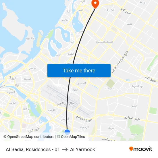 Al Badia, Residences - 01 to Al Yarmook map