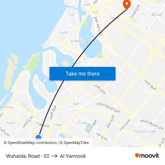 Wuhaida Road - 02 to Al Yarmook map