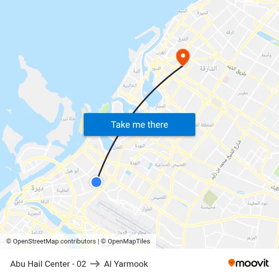 Abu Hail Center - 02 to Al Yarmook map