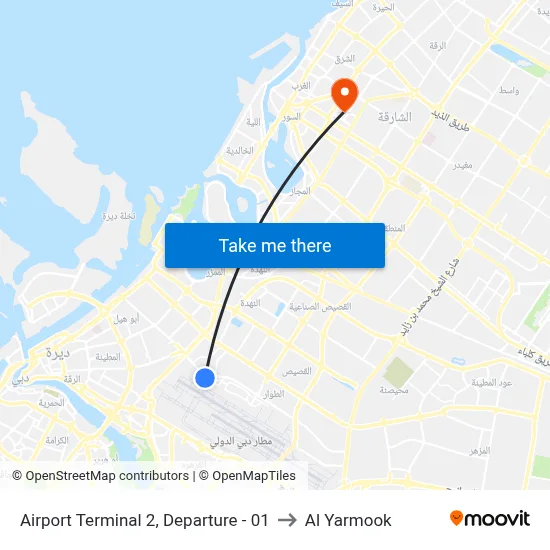 Airport Terminal 2, Departure - 01 to Al Yarmook map