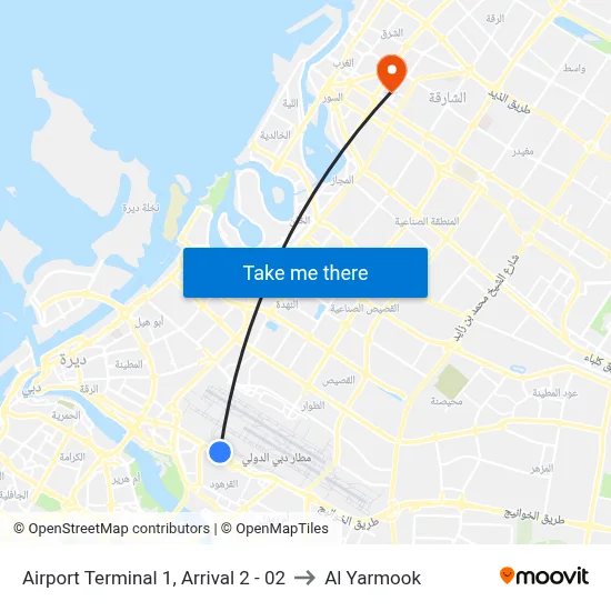 Airport Terminal 1, Arrival 2 - 02 to Al Yarmook map