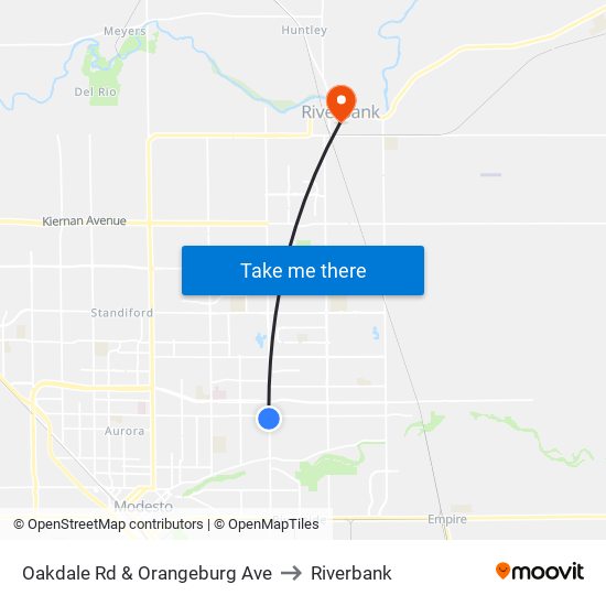 Oakdale Rd & Orangeburg Ave to Riverbank map