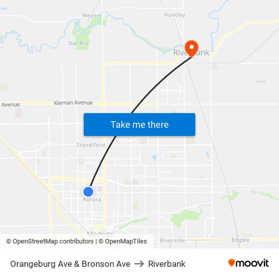 Orangeburg Ave & Bronson Ave to Riverbank map