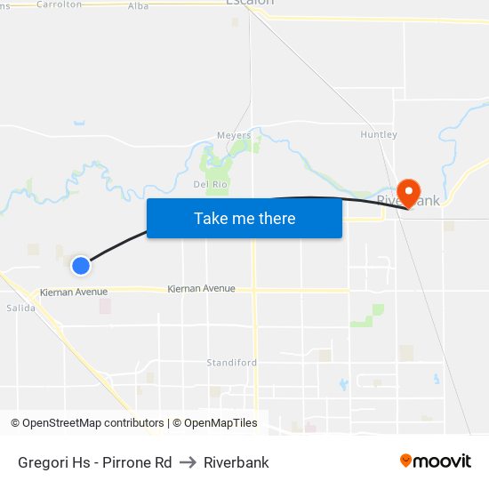 Gregori Hs - Pirrone Rd to Riverbank map