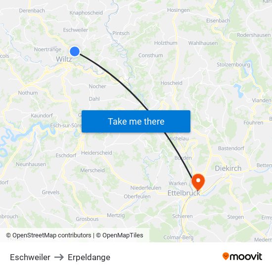 Eschweiler to Eschweiler map