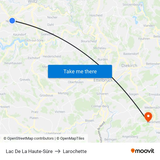 Lac De La Haute-Sûre to Lac De La Haute-Sûre map