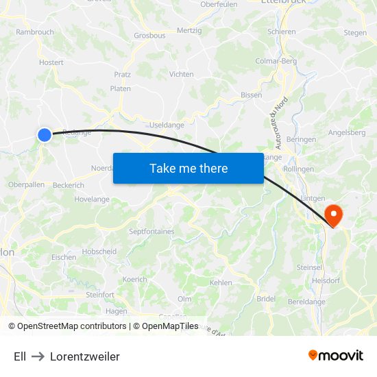 Ell to Lorentzweiler map