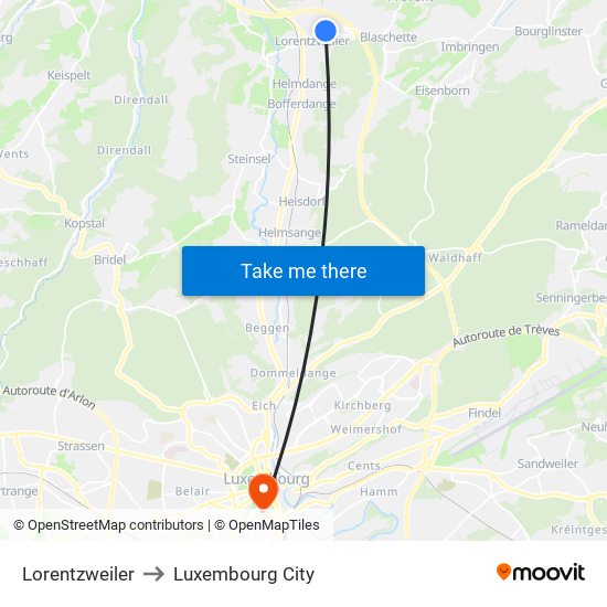 Lorentzweiler to Lorentzweiler map