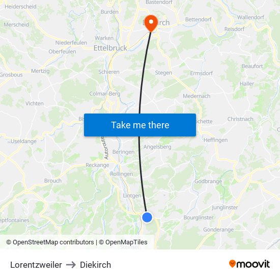 Lorentzweiler to Lorentzweiler map