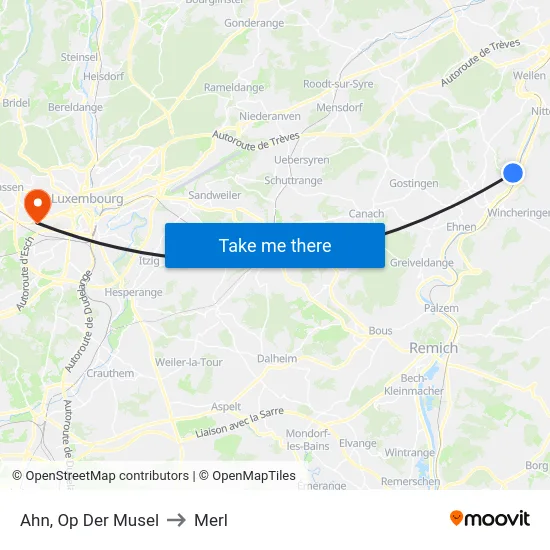 Ahn, Op Der Musel to Merl map