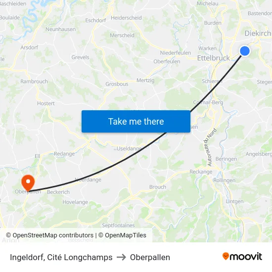 Ingeldorf, Cité Longchamps to Oberpallen map