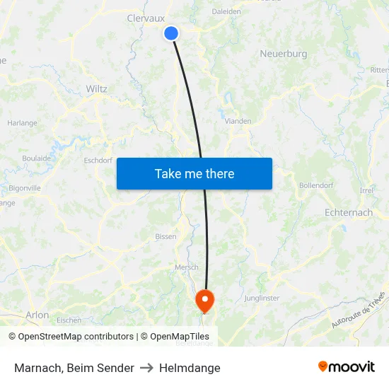 Marnach, Beim Sender to Helmdange map